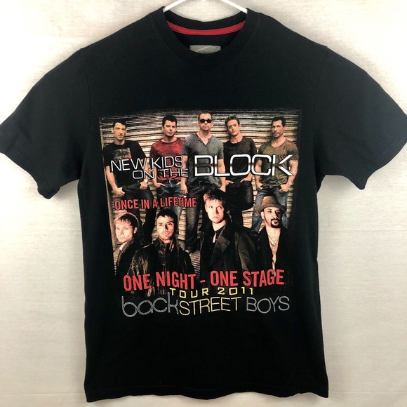 BACK STREET BOYS x NEW KIDS ON THE BLOCK Tour Tee - Picture 1 of 5